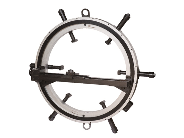 Flange facing machine